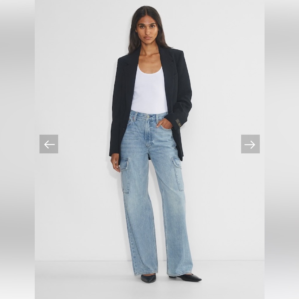 Denim Forum Farrah Cargo Jeans